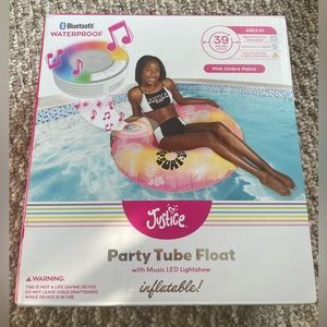 Justice Party Tube Float with speaker